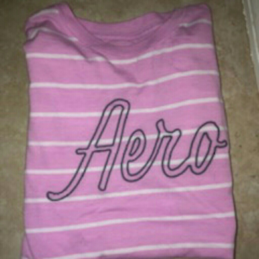 Pink Areopostal Shirt